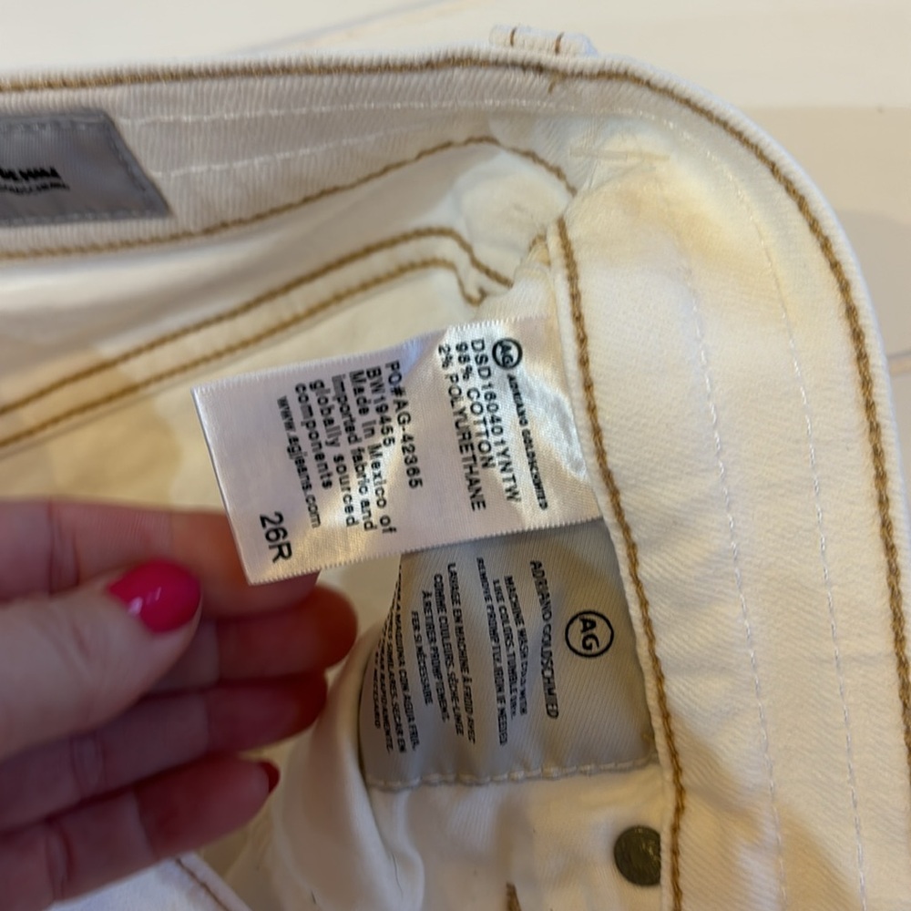 Adriano Goldschmied white The Nikki Shorts! 26 - Picture 5 of 5